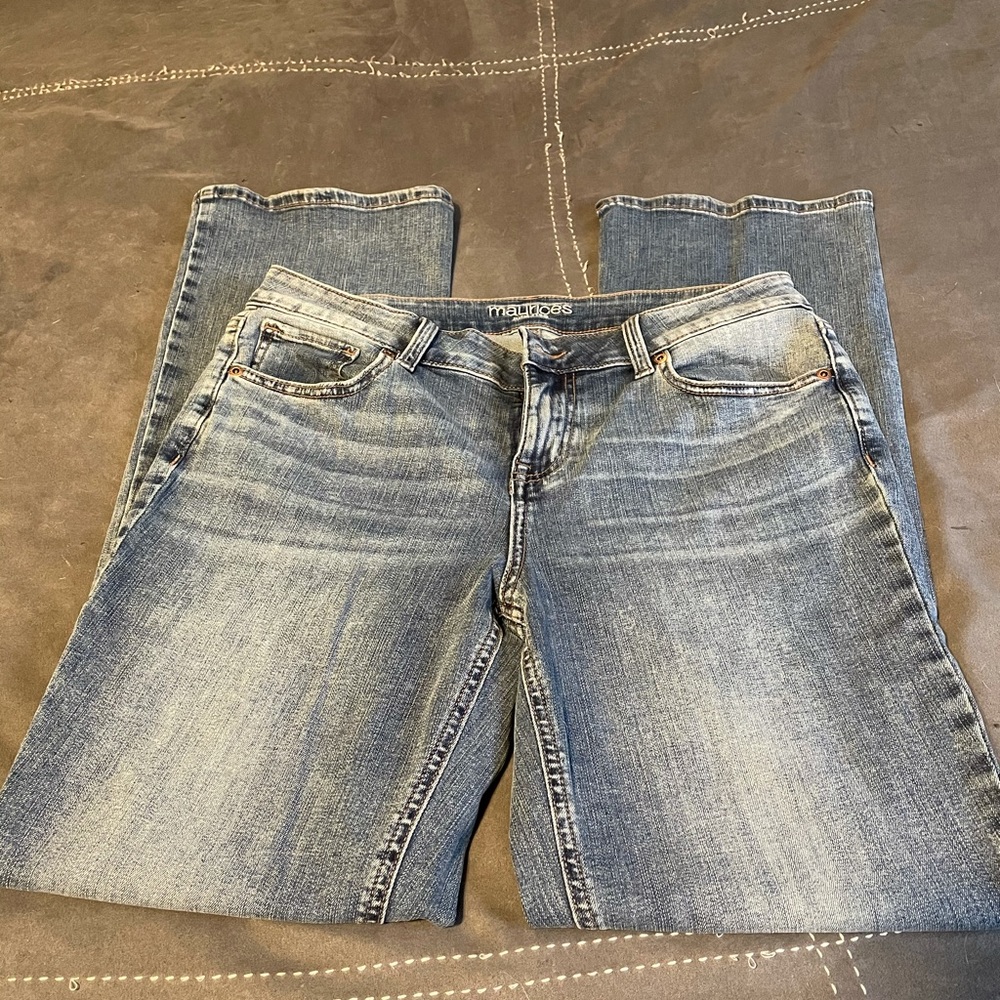 Maurices mid-rise bootcut jeans